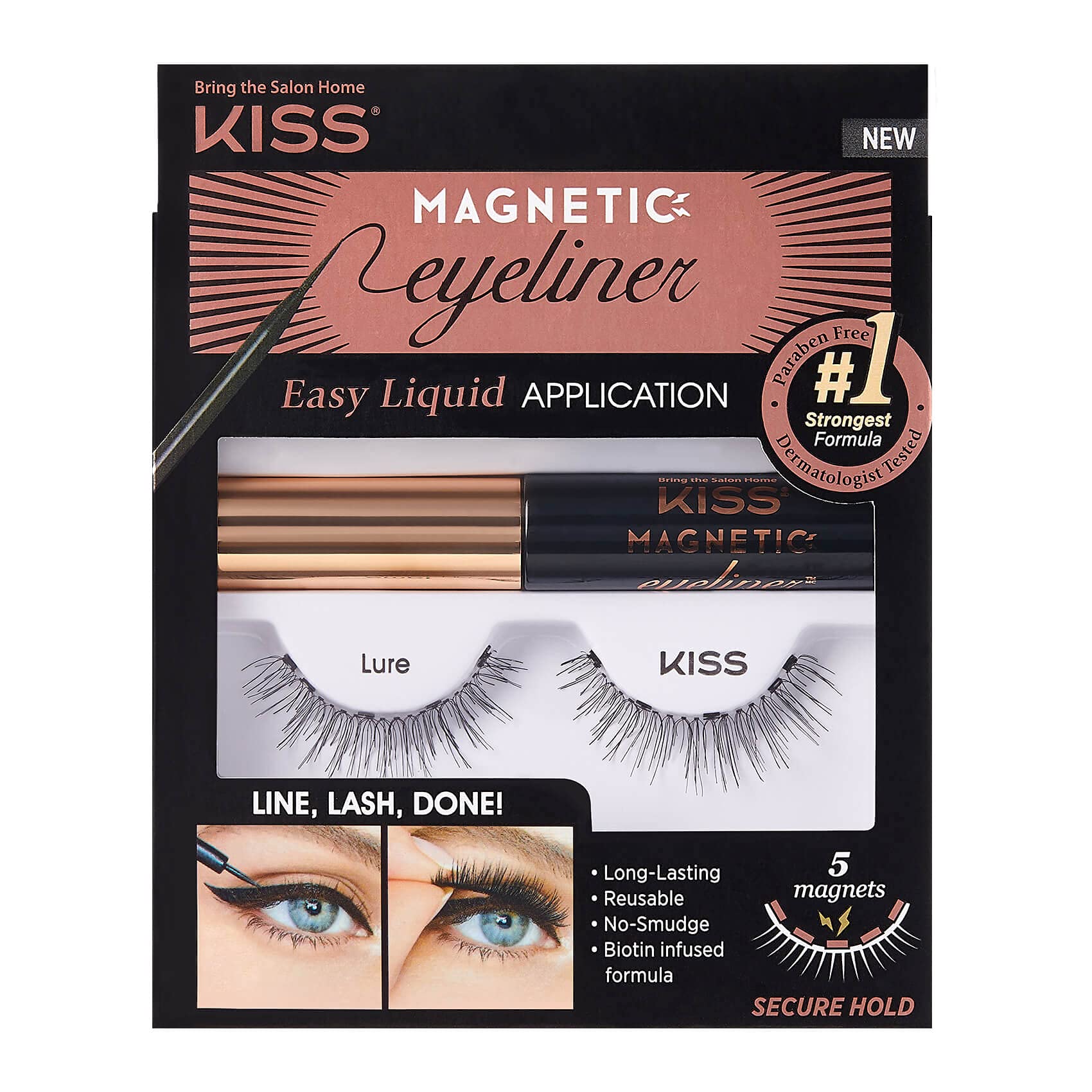Kit de delineador de ojos magnético KISS