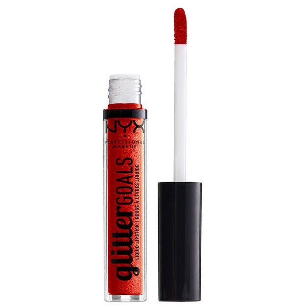 Lápiz labial líquido NYX Professional Glitter Goals