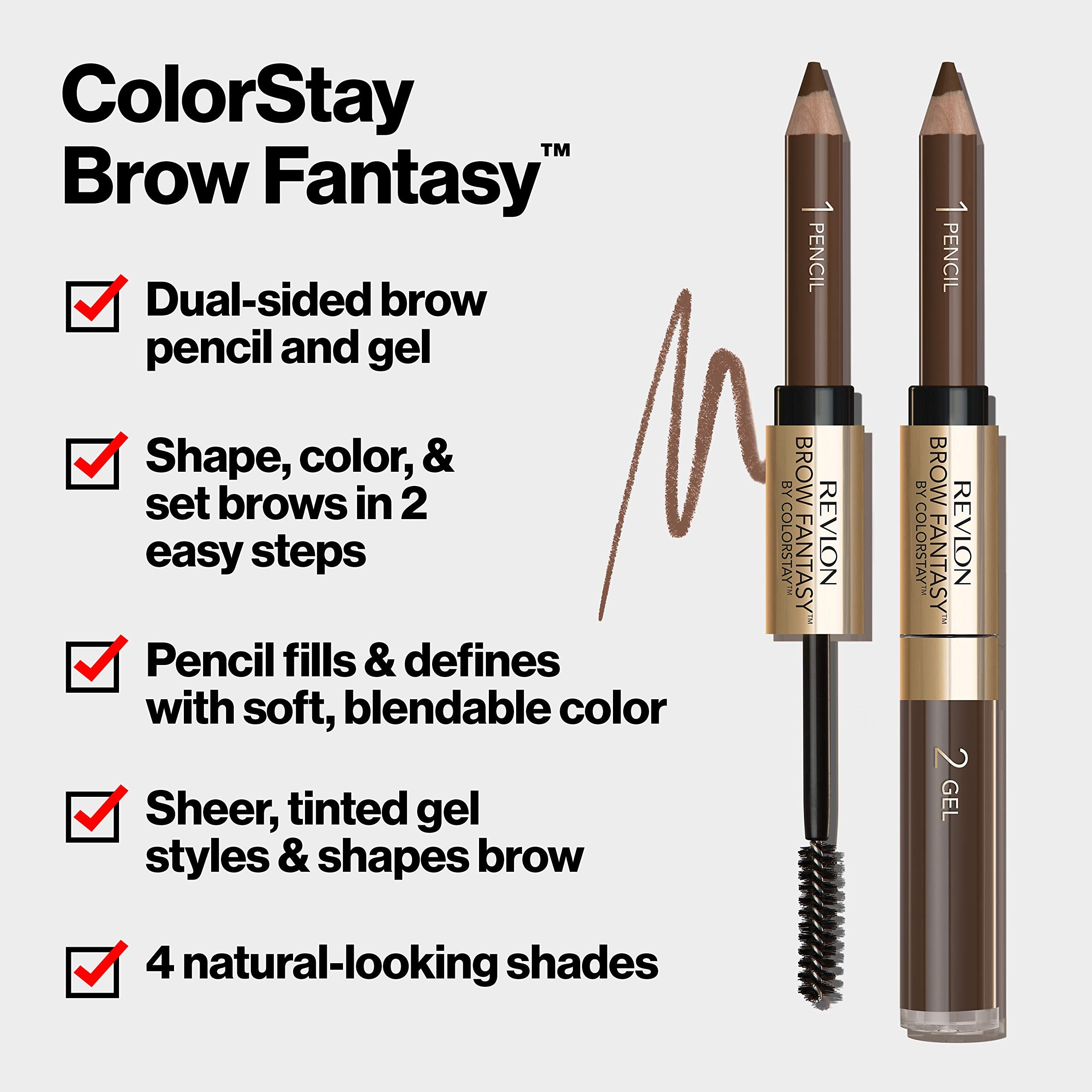 Lápiz y gel ColorStay Brow Fantasy de REVLON