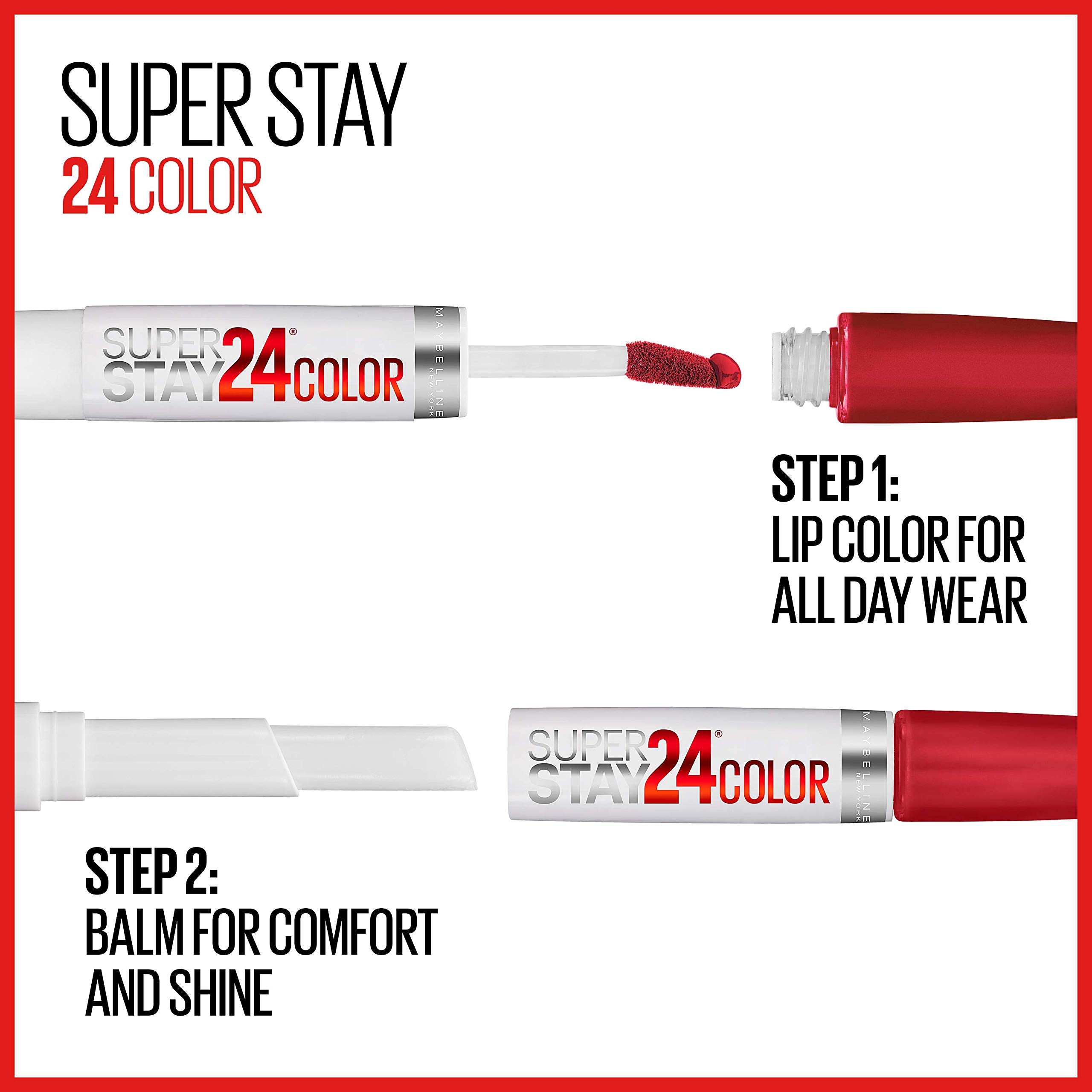 MAYBELLINE SuperStay 24, 2-Step Liquid Lipstick - VIAI BEAUTY