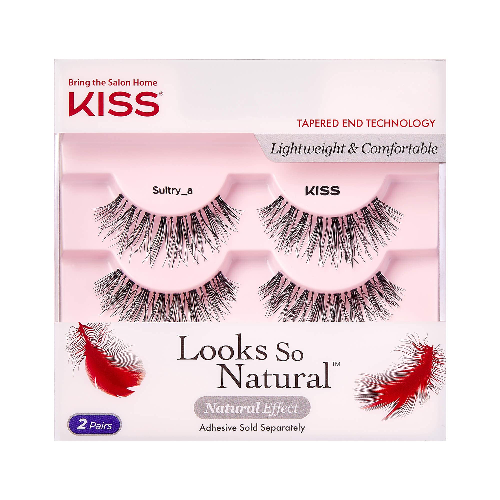 KISS Looks So Natural False Eyelashes (Double Pack)