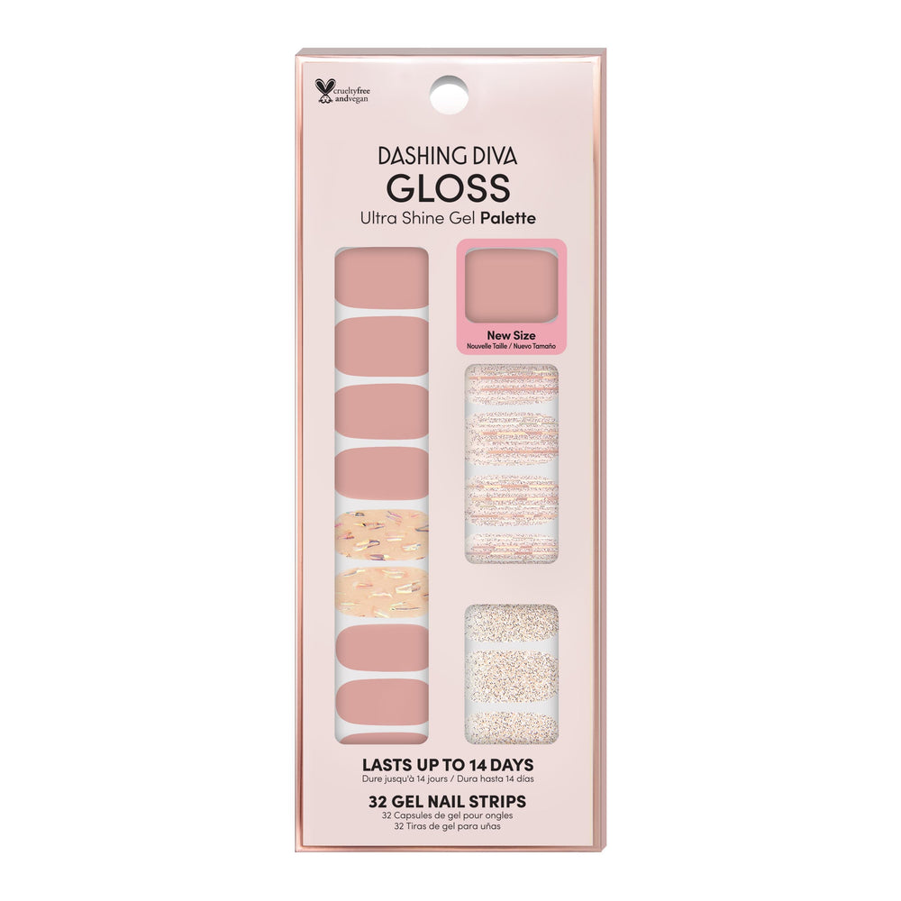 Paleta de gel ultrabrillante DASHING DIVA Gloss, 32 unidades