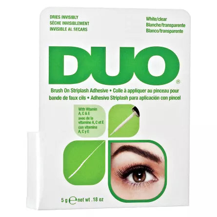 Adhesivo para pestañas DUO Brush-On con vitaminas