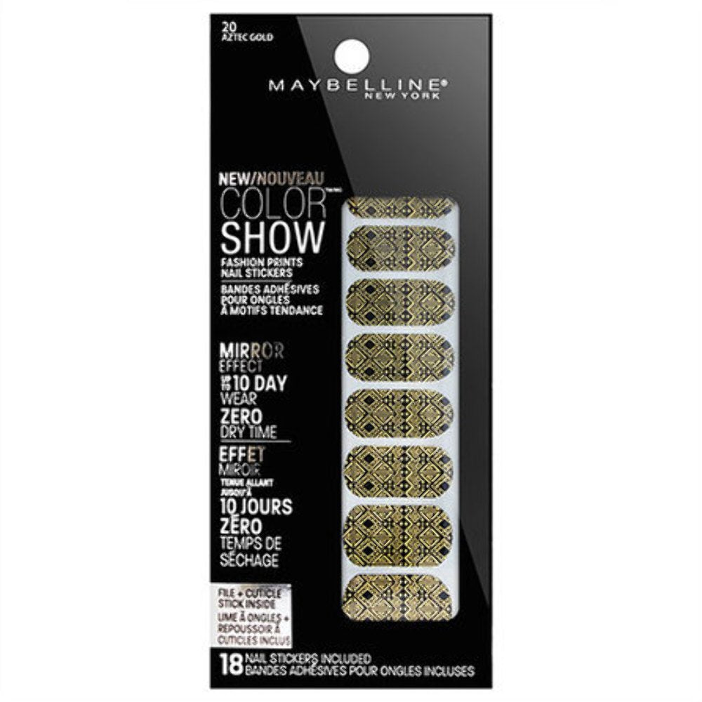 MAYBELLINE Color Show Fashion Print Pegatinas para uñas
