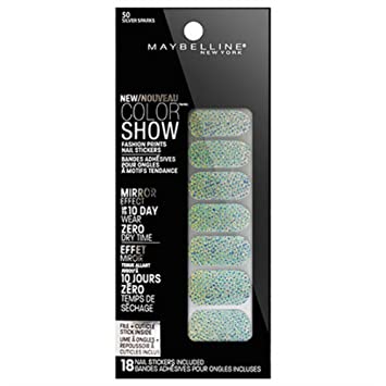 MAYBELLINE Color Show Fashion Print Pegatinas para uñas