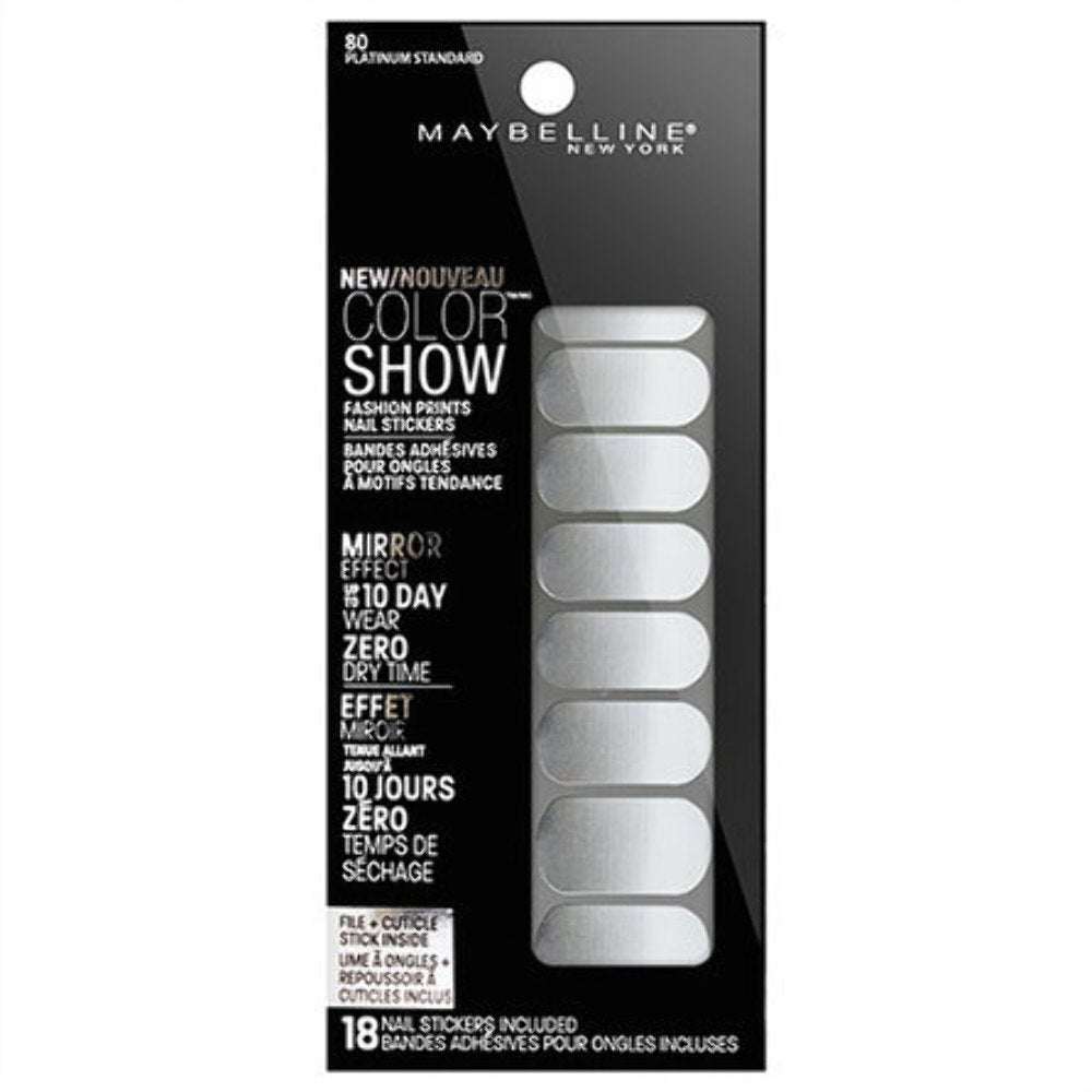 MAYBELLINE Color Show Fashion Print Pegatinas para uñas