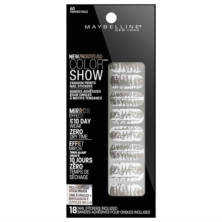 MAYBELLINE Color Show Fashion Print Pegatinas para uñas