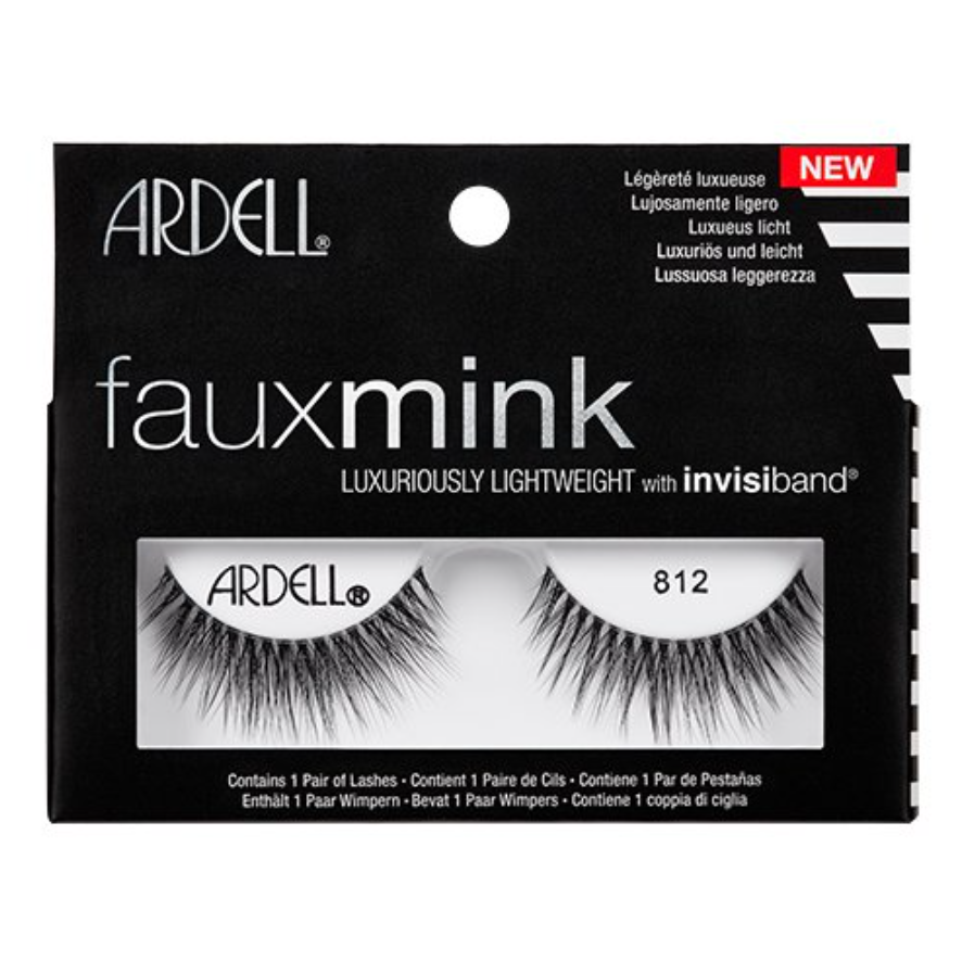 ARDELL Fauxmink Eyelashes, Luxuriously Lightweight With Invisiband.