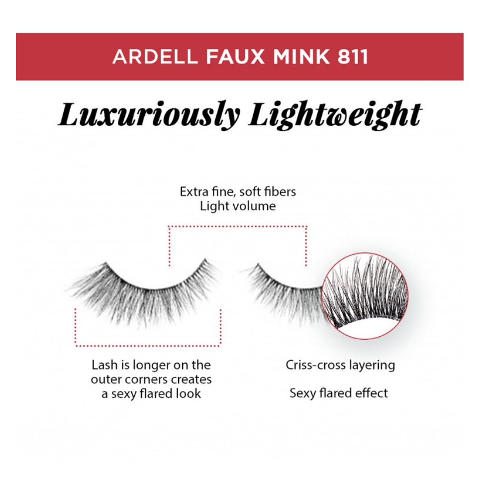 ARDELL Fauxmink Eyelashes, Luxurious Lightweight With Knot-Free (Multi-Pack).