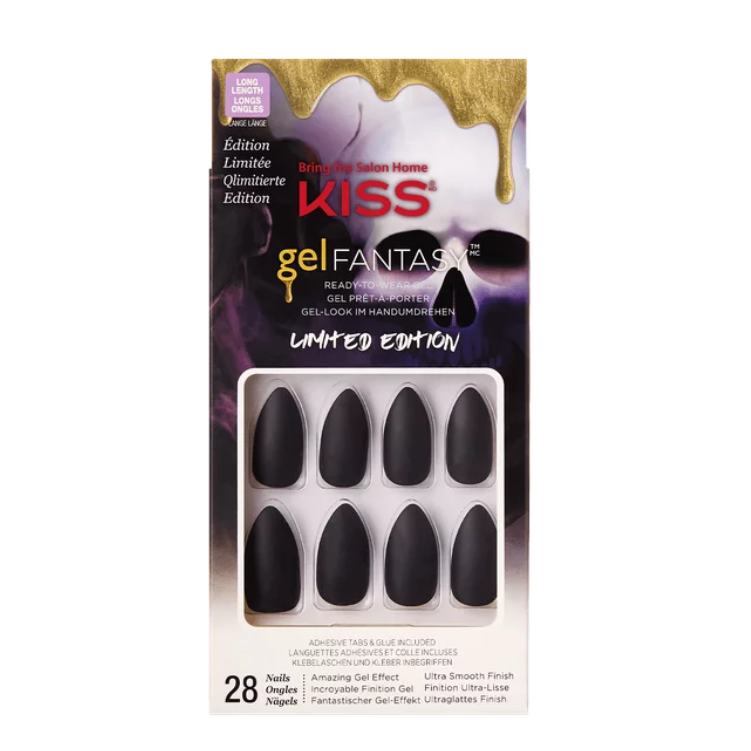 KISS Gel Fantasy Limited Edition Halloween Design 28 Fake Nails