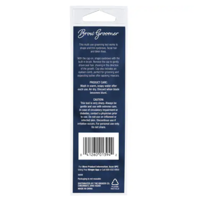 PRETTY SAVVY 100% Stainless Steel Brow Groomer
