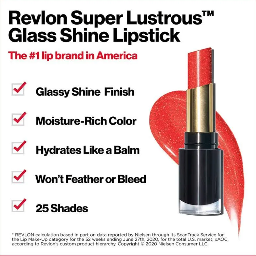 REVLON Super Lustrous Glass Shine Pintalabios