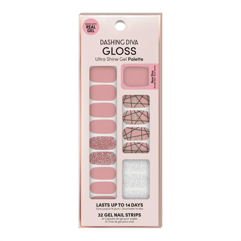 Paleta de gel ultrabrillante DASHING DIVA Gloss, 32 unidades