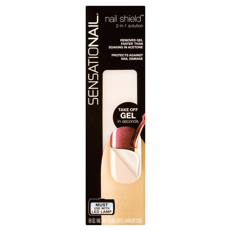SENSATIONAIL Nail Shield Solución de protección de uñas 2 en 1