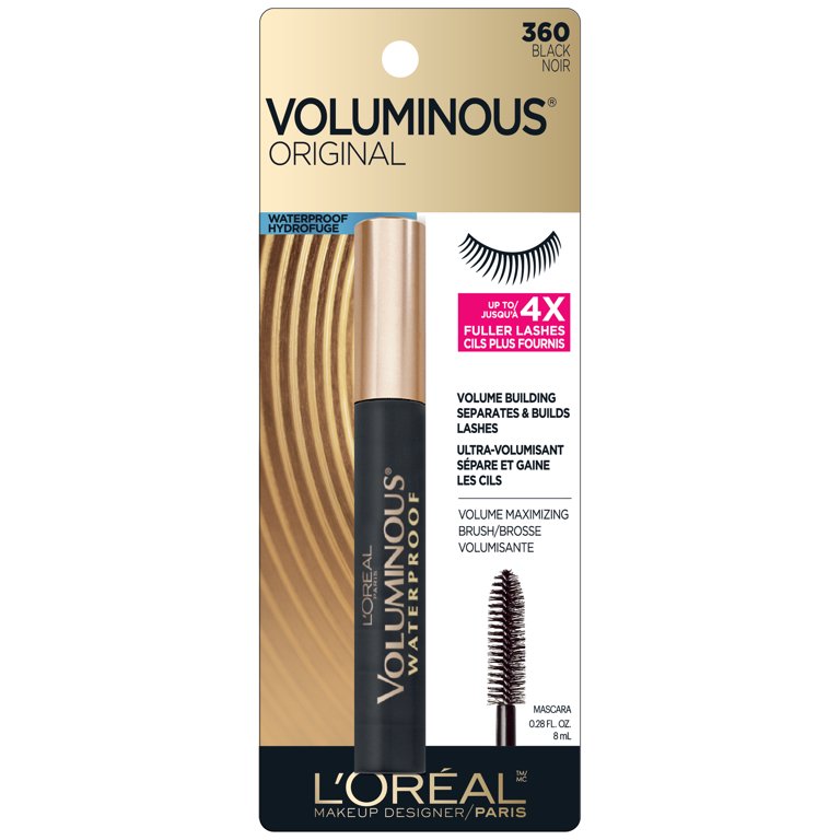 Máscara de pestañas Voluminous Original de L'OREAL a prueba de agua