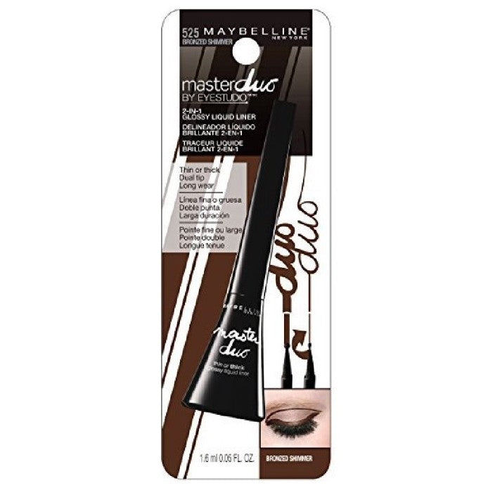 MAYBELLINE Eye Studio Master Duo Glossy Liquid Eyeliner - VIAI BEAUTY