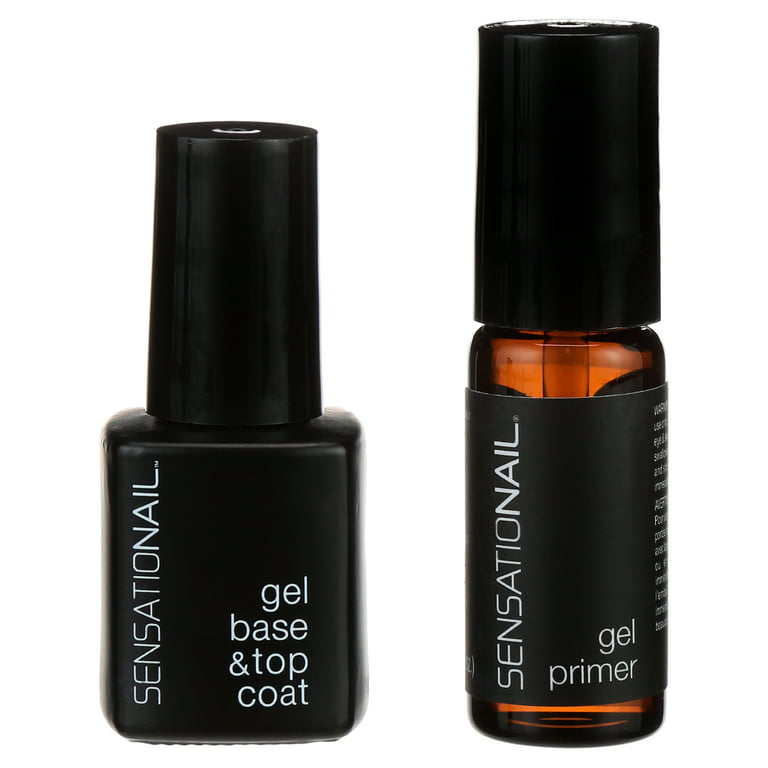 SensatioNail Gel Primer, Base y Top Coat