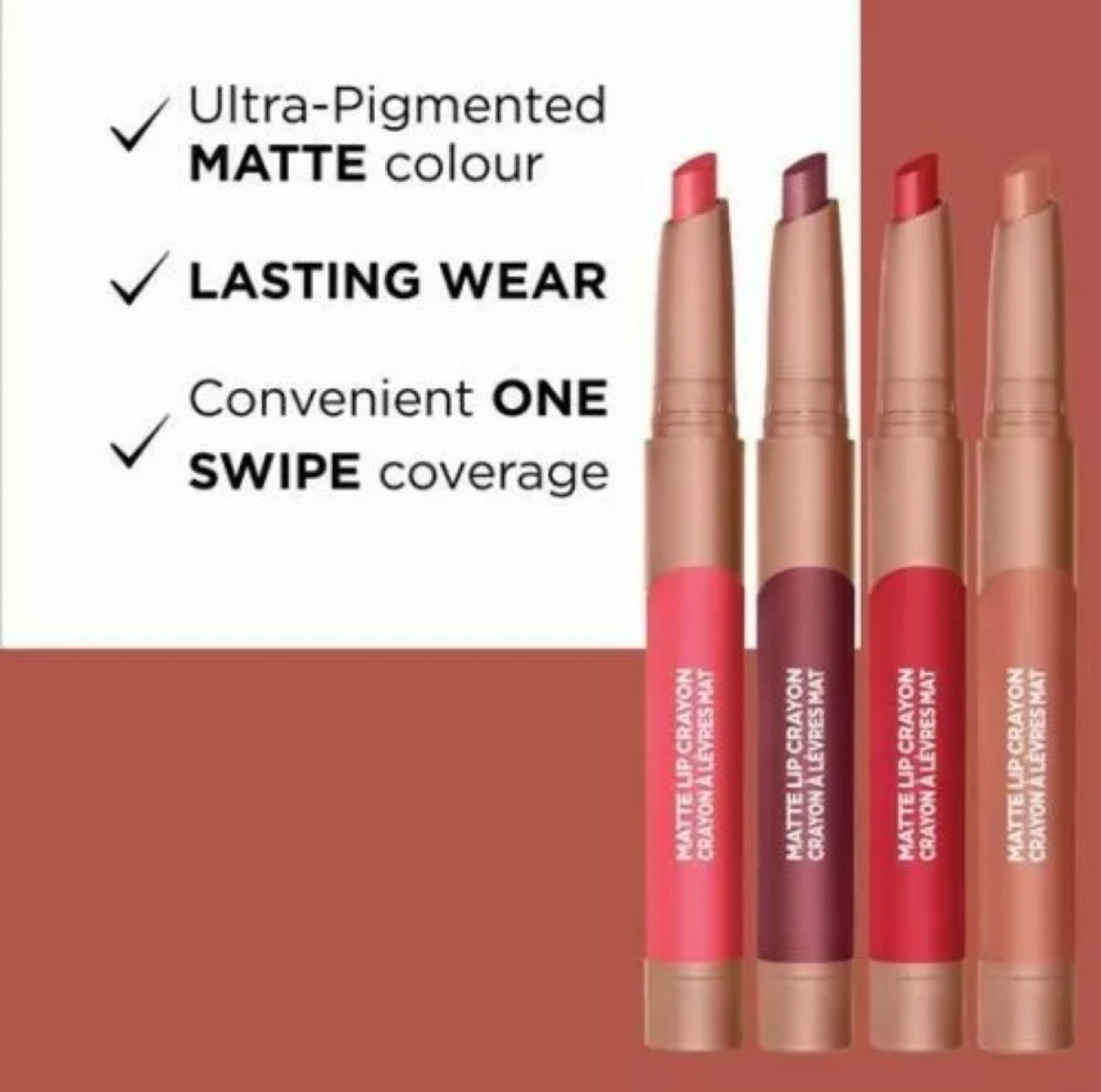 L'OREAL Infallible Matte Lips Crayon - VIAI BEAUTY