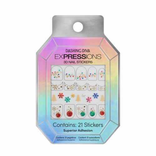 DASHING DIVAS Expressions 3D Nail Stickers