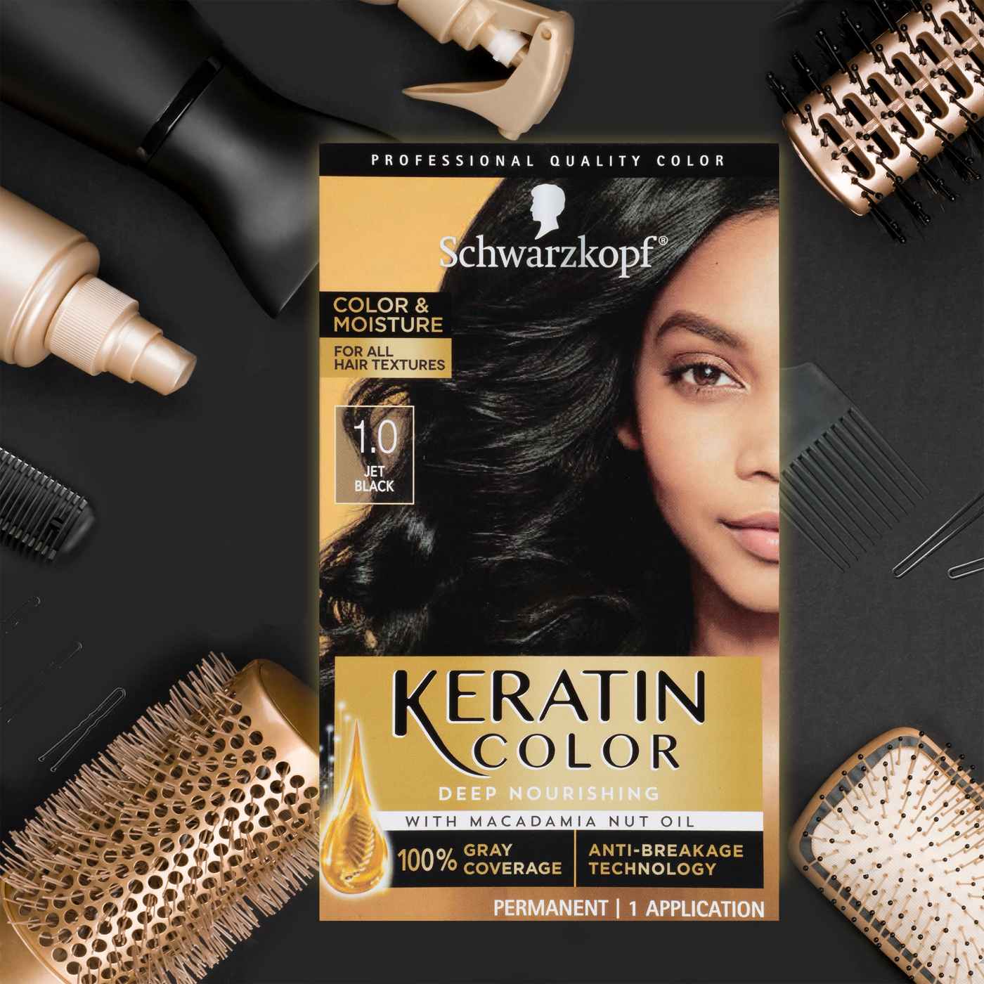 SCHWARZKOPF Keratin Color Deep Nourishing Hair Color Kit