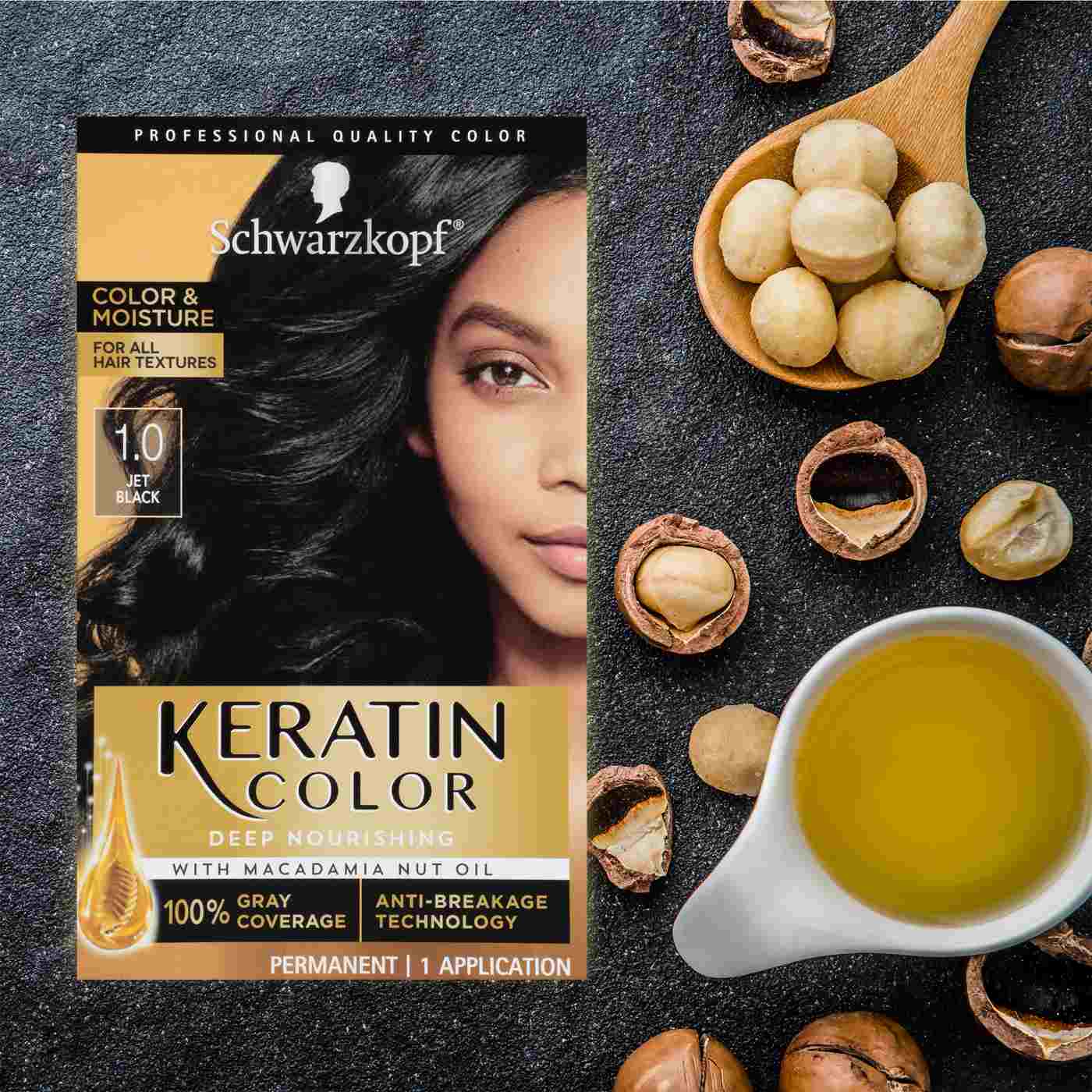 SCHWARZKOPF Keratin Color Deep Nourishing Hair Color Kit