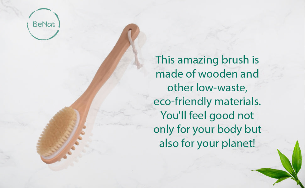 BENAT Bath & Body Massage Brush