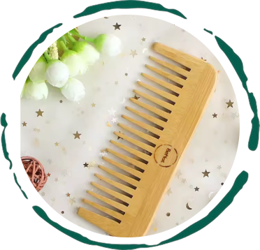 BENAT All-Natural Bamboo Hair Comb