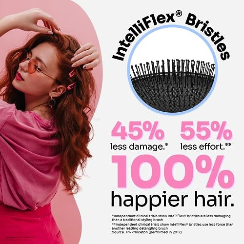 Wet Brush Wicked Glinda Pink Set with Butterfly Pins