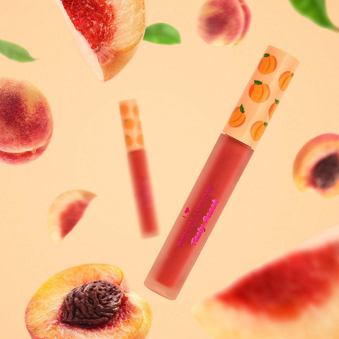 REVOLUTION Tasty Peach Liquid Lipstick