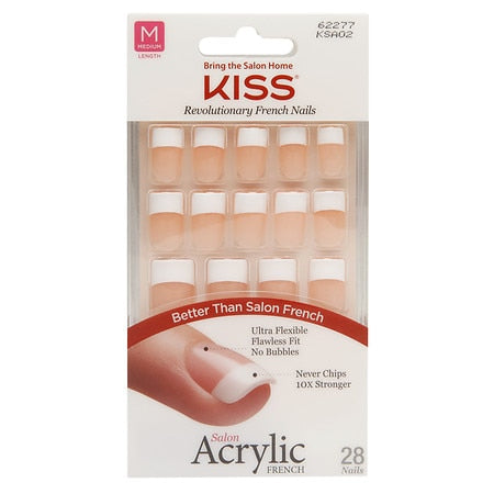 KISS Salon Acrylic French Nails