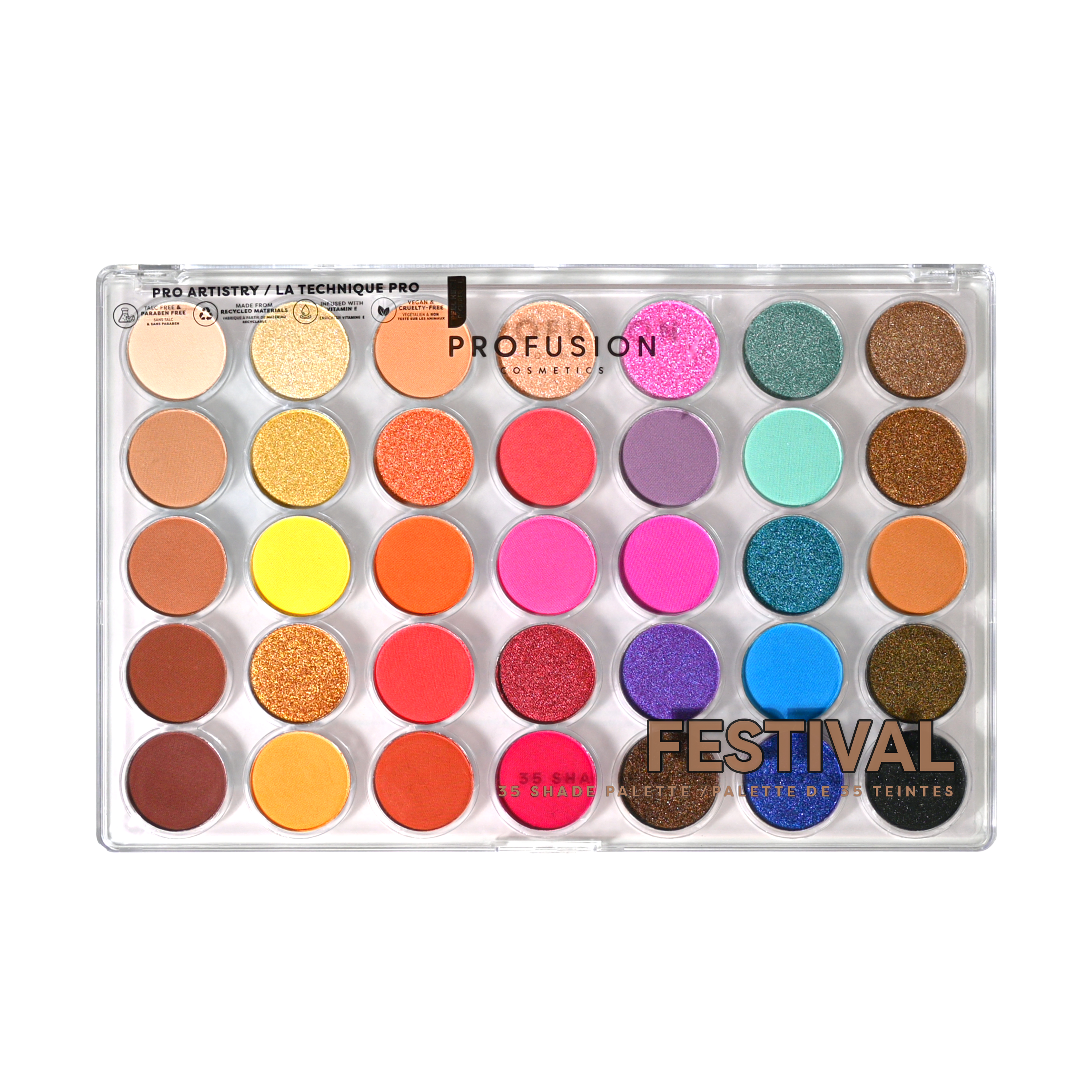 PROFUSION Pro Aritistry 35 Shade Palettes