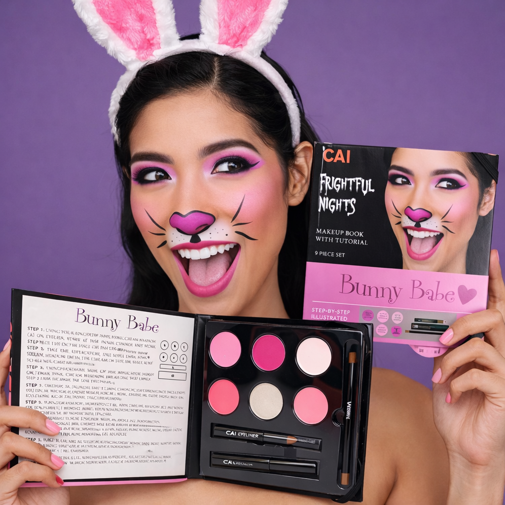Frightful Nights Makeup Book - 9 Piece set