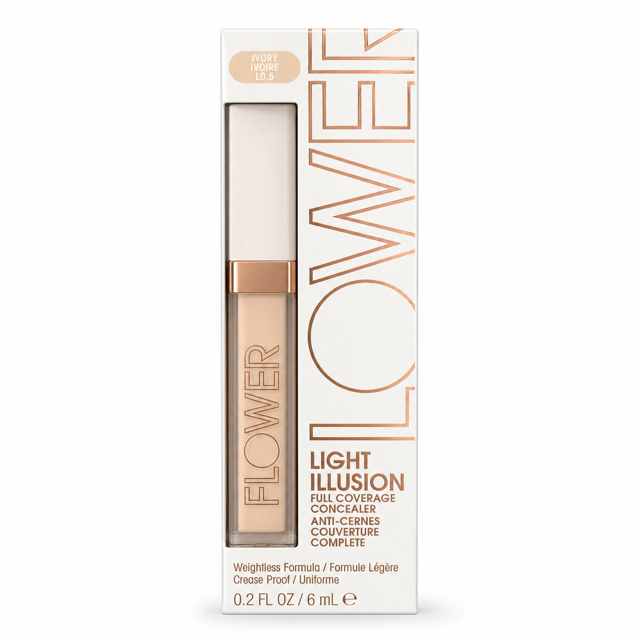 FLOWER BEAUTY Corrector de cobertura total Light Illusion