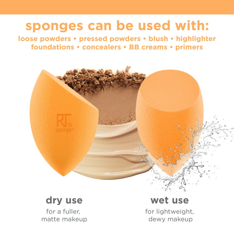 REAL TECHNIQUES Miracle Complexion Makeup Sponge + Travel Case