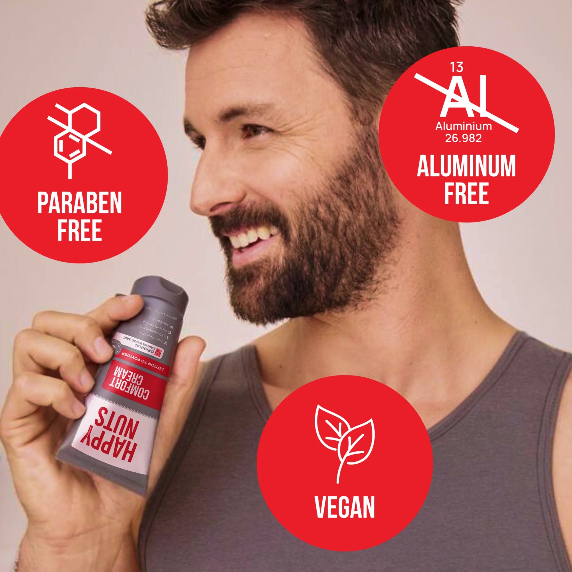 HAPPY NUTS Comfort Cream Deodorant