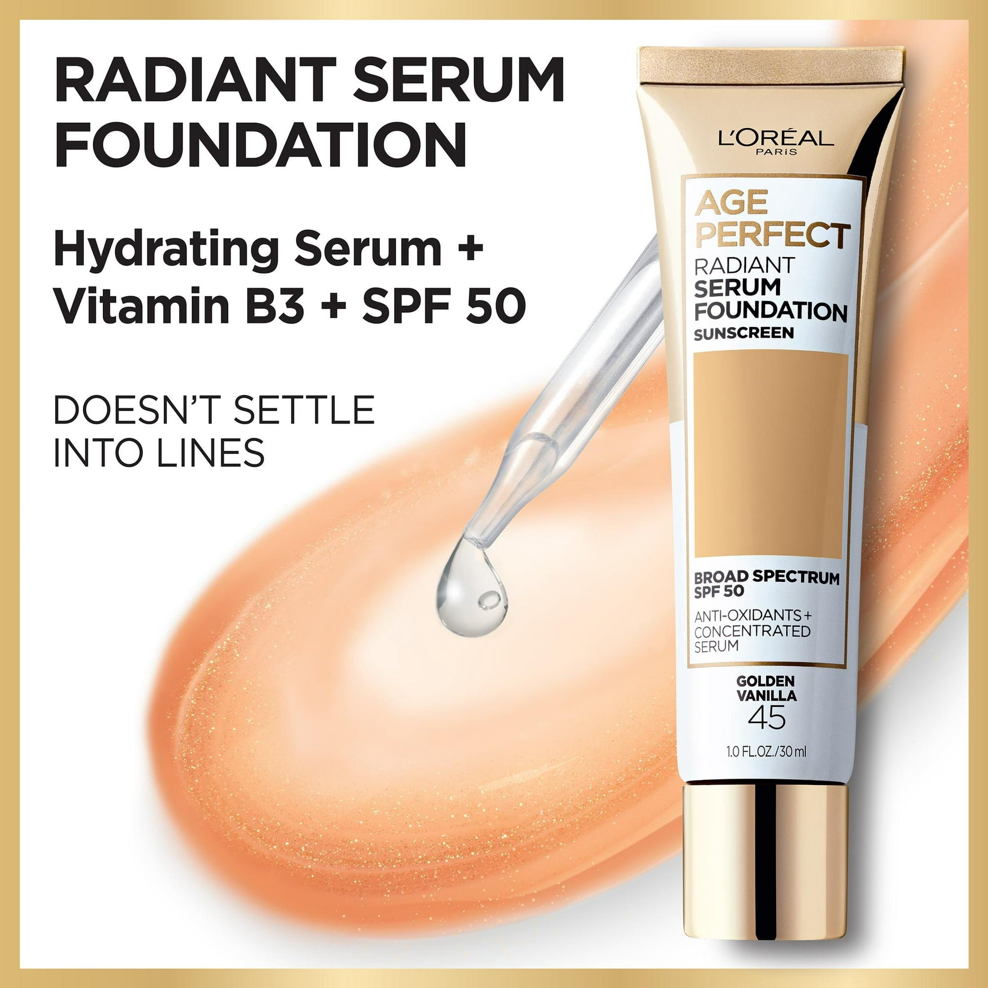 L'OREAL Age Perfect Radiant Serum Foundation SPF 50