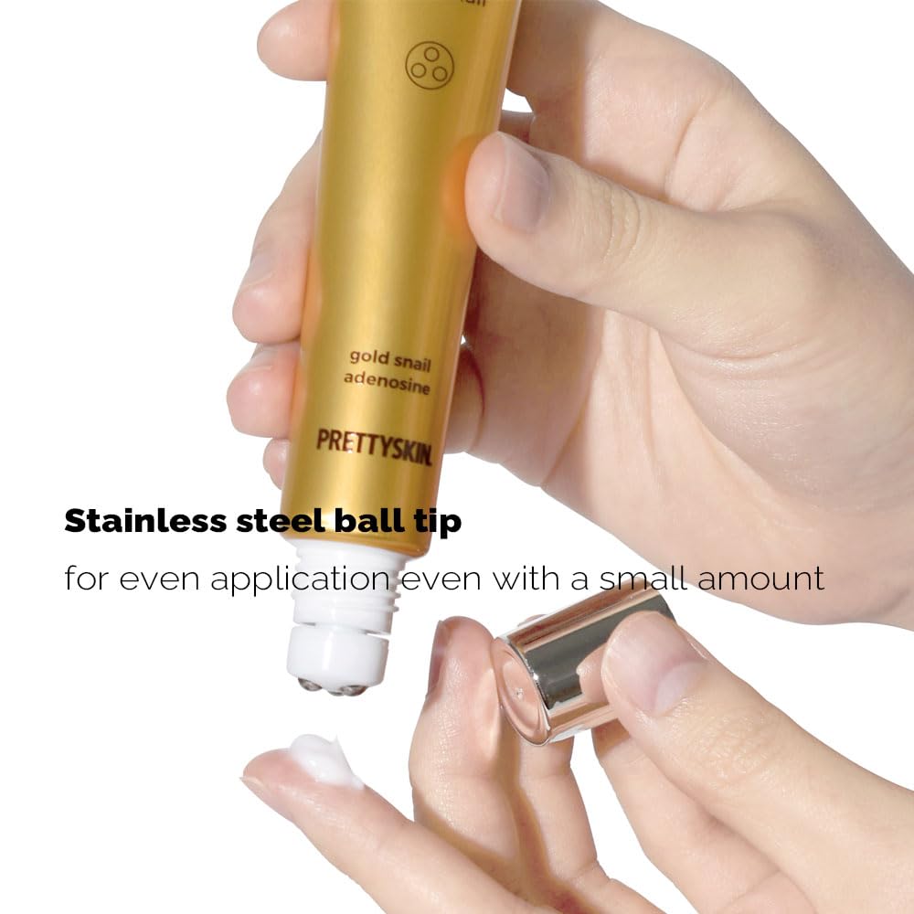 PRETTYSKIN Wrinkle Eraser Roll on Eye Cream Gold Snail