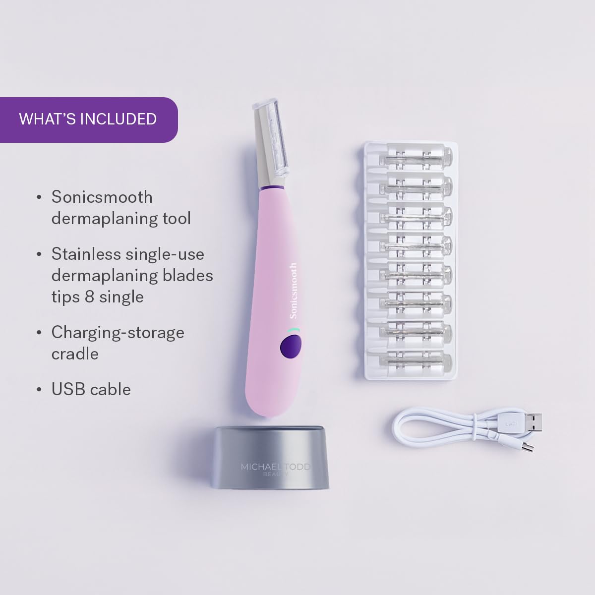 MICHEAL TODD Sonicsmooth Dermaplane Razor