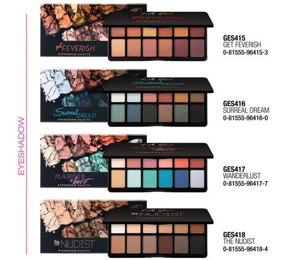 Paleta de sombras de ojos LA Girl Fanatic