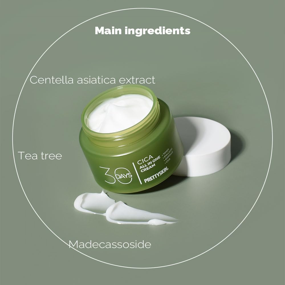 PRETTYSKIN - 30 Days All in One Cica Cream - 100ml