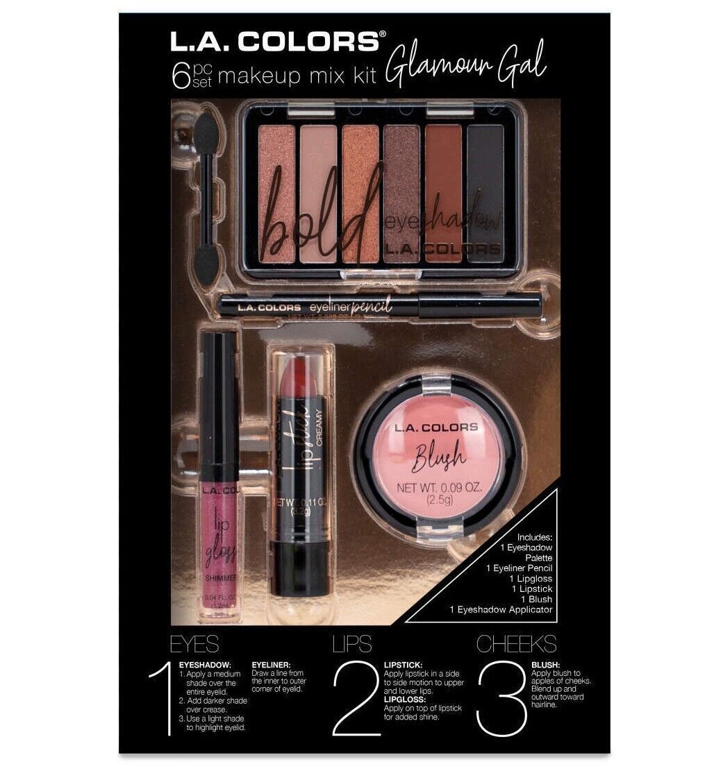 L.A. COLORS 6 Piece Makeup Set