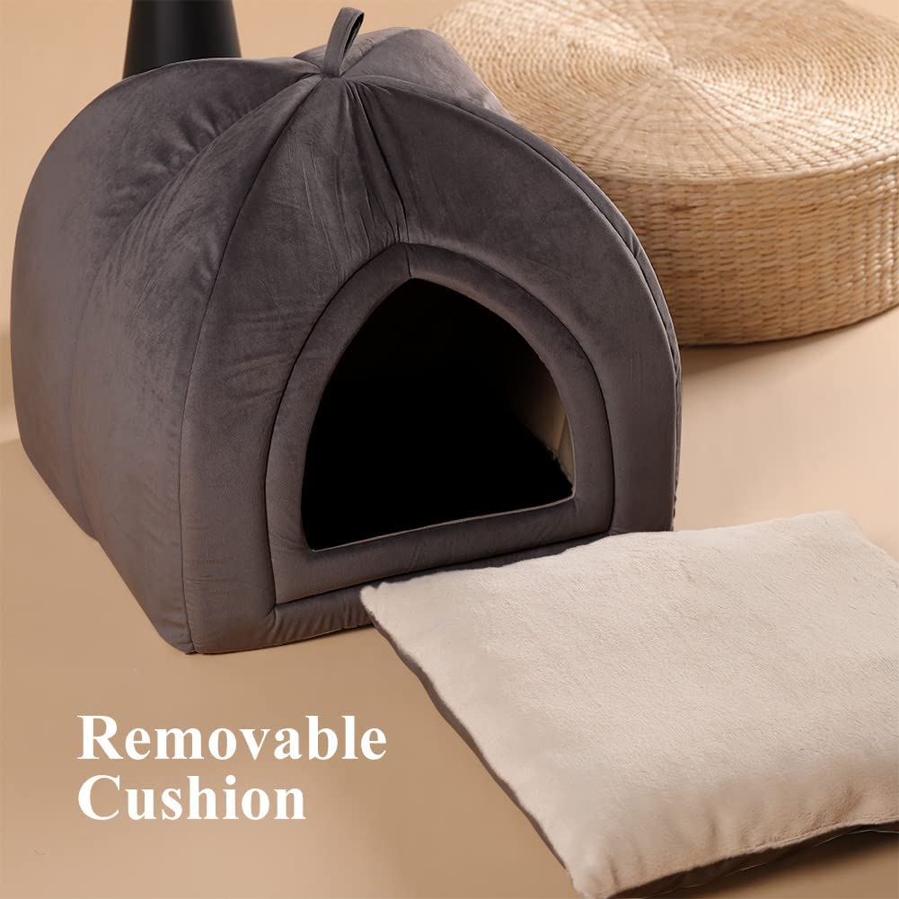 Kasentex Cat Bed, Lovely Tent with Removable Washable Pillow Cushion