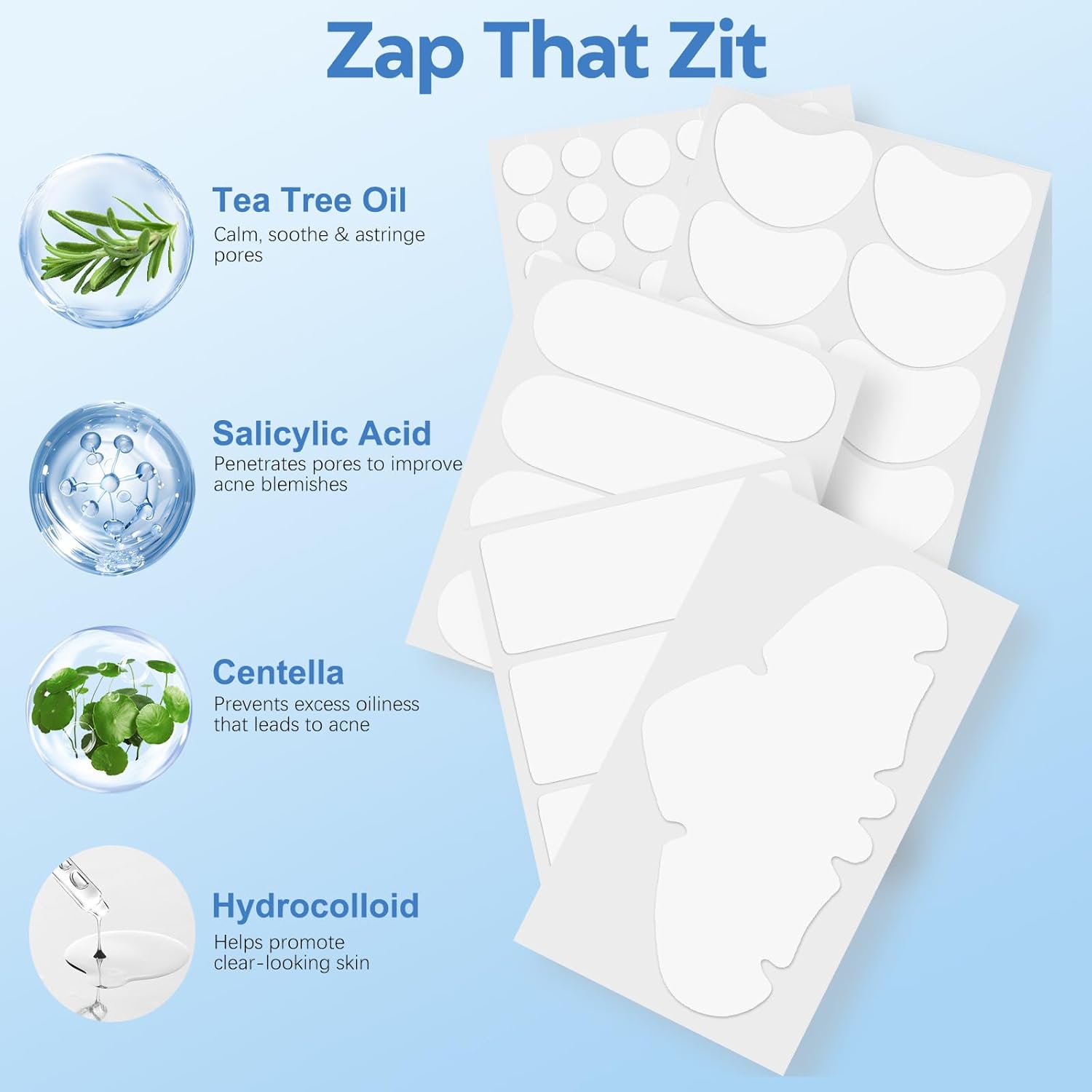 BREIBOZ Day and Night Acne Pimple Patches