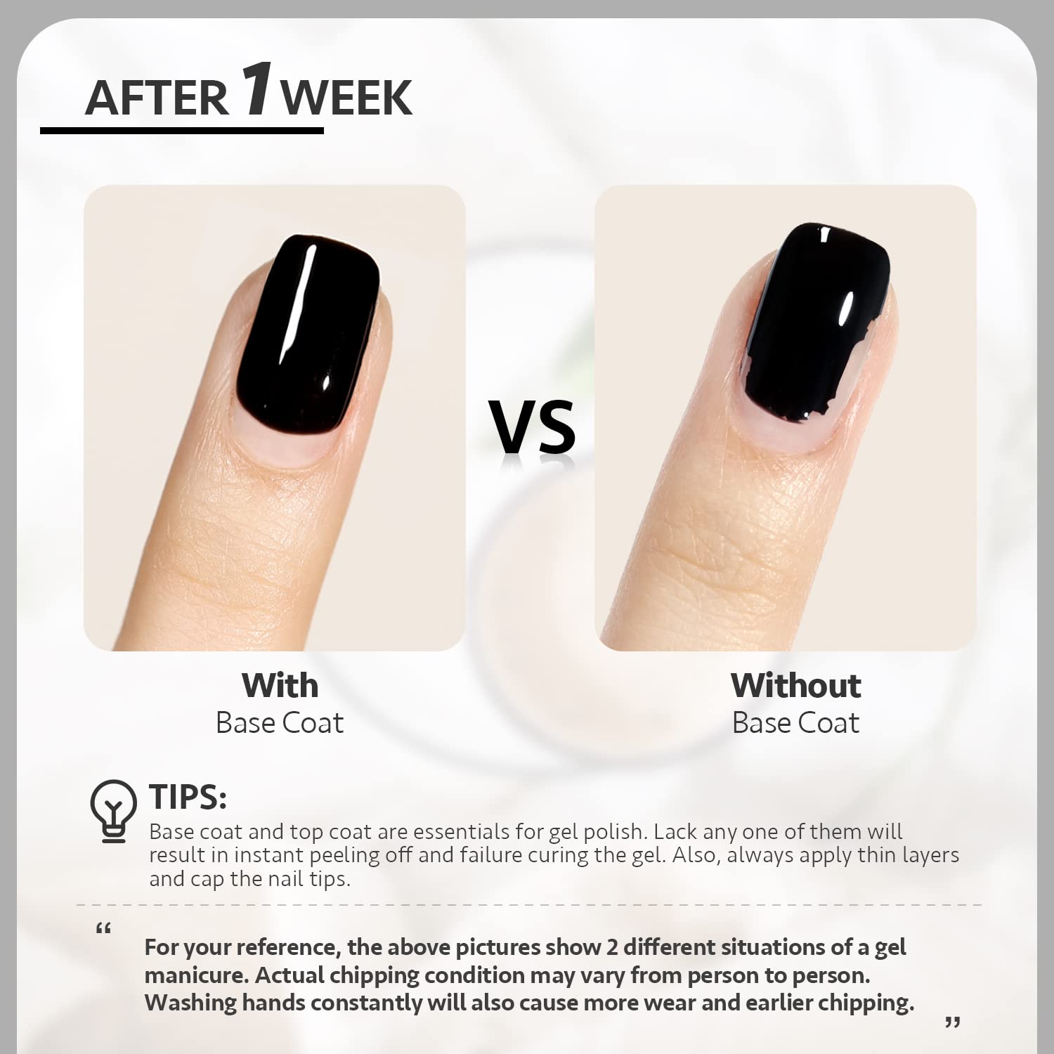 GAOY Gel Base Coat for Gel Nail Polish