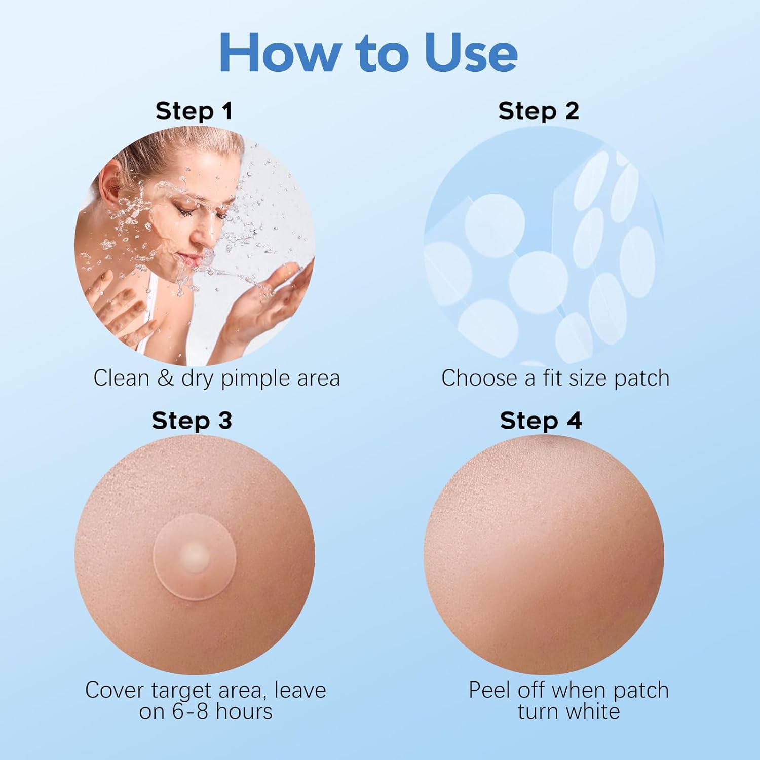 BREIBOZ Day and Night Acne Pimple Patches