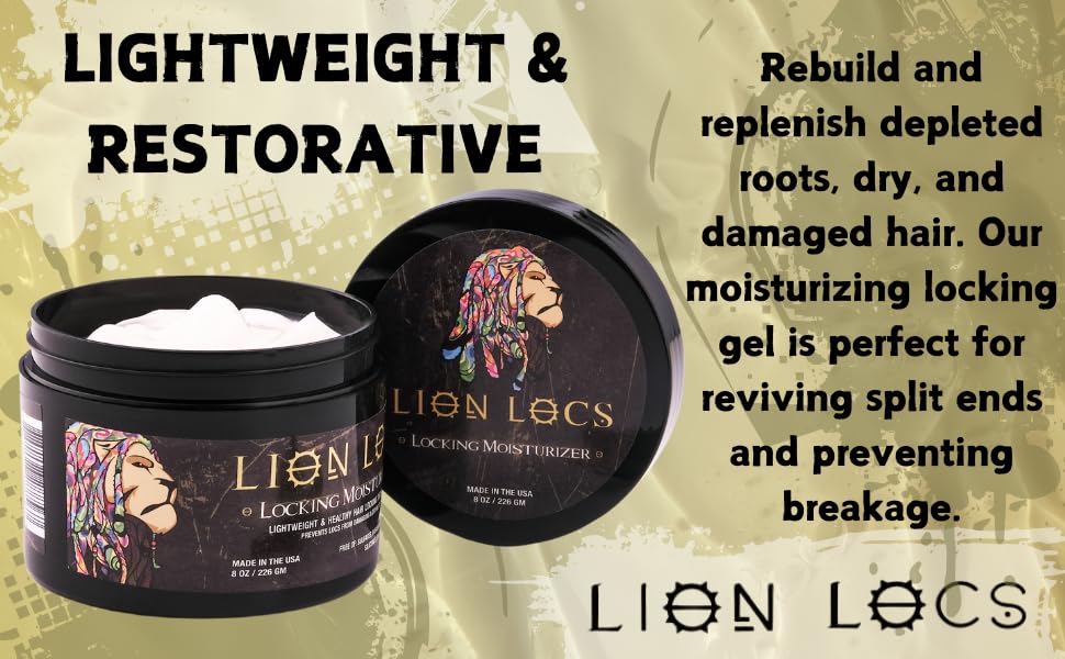 LION LOCKS Hair Locking Dreads Moisturizer