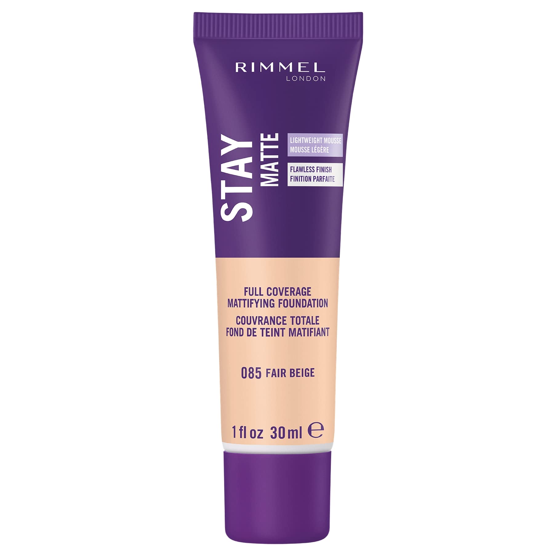 Base de maquillaje líquida Stay Matte Flawless Finish de RIMMEL London