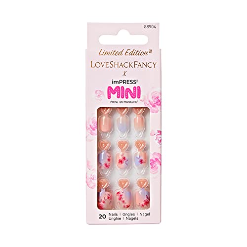 KISS LoveShackFancy X ImPRESS Mini Kids Press-on Nails (Limited Edition)