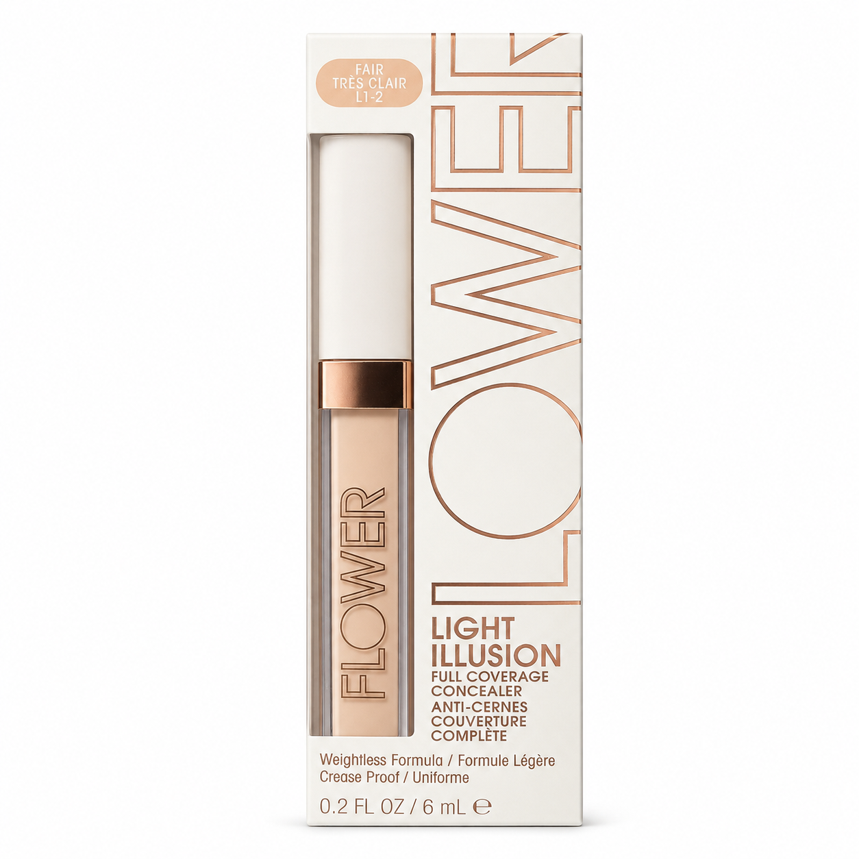 FLOWER BEAUTY Corrector de cobertura total Light Illusion