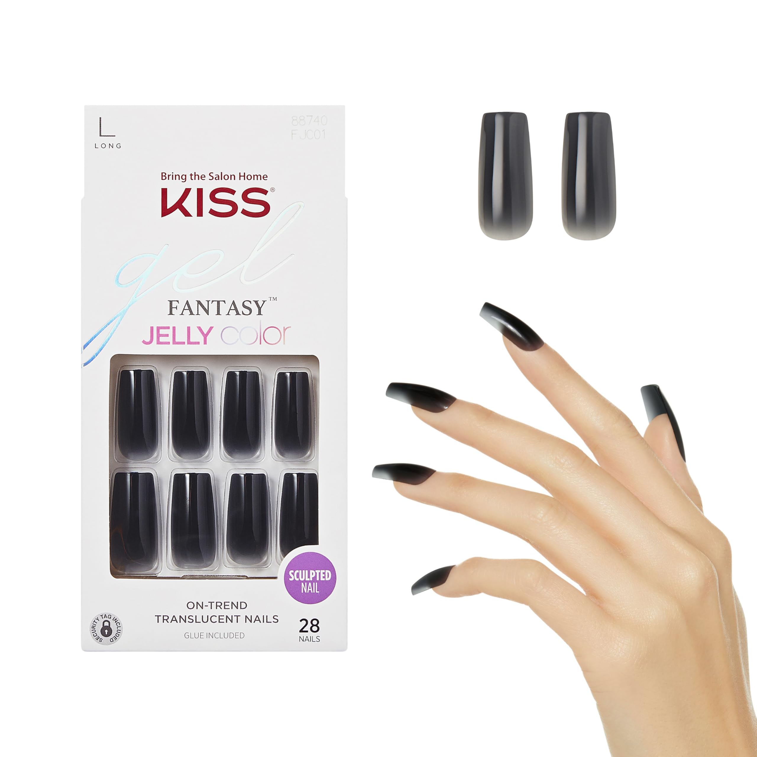 KISS Gel Fantasy Jelly Color Press-on Nails